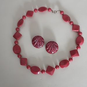Vintage Necklace and Earrings